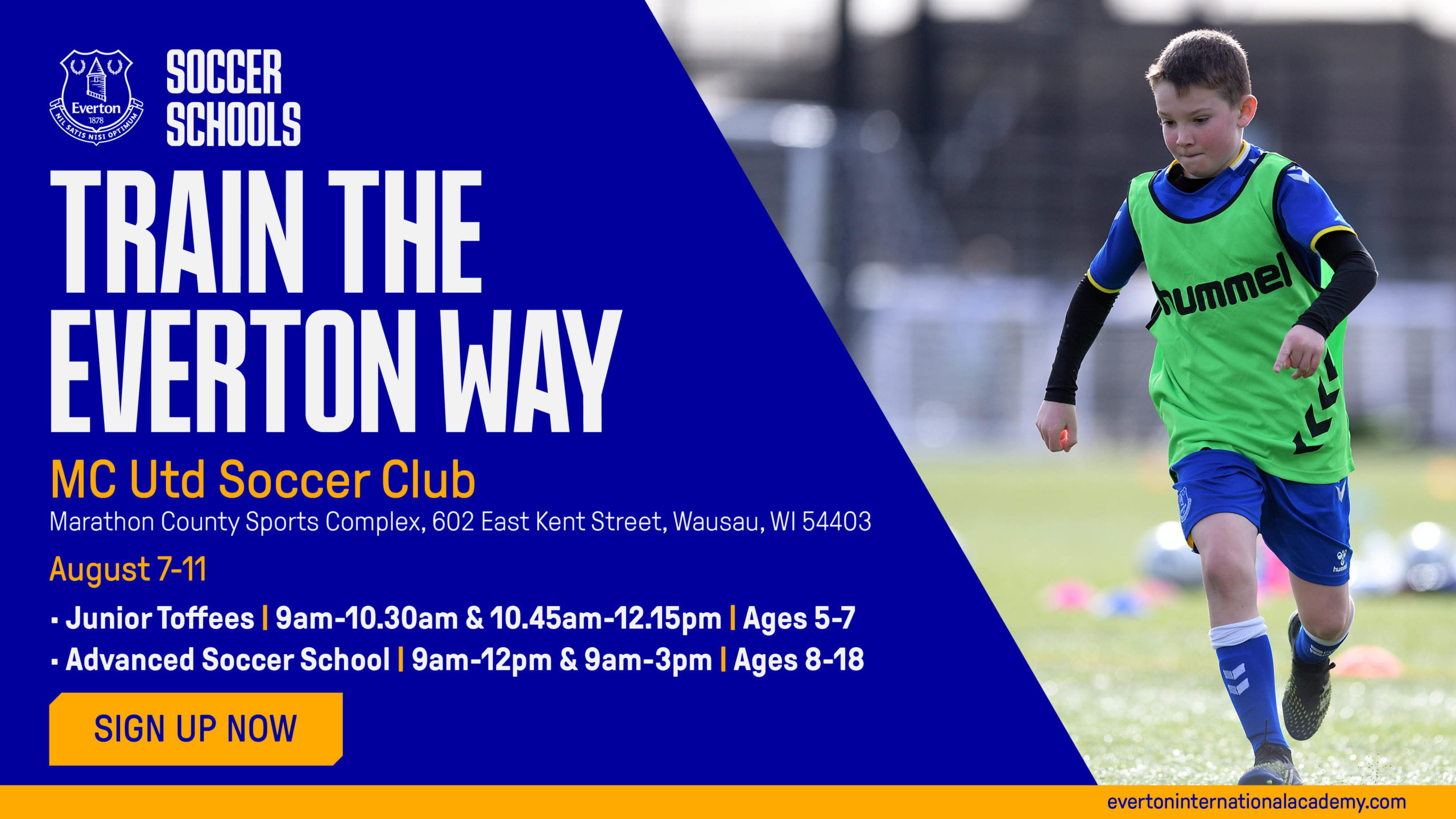 Everton Football Club - Sign up link attached